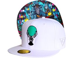 Capiche® Snapback – Verloren Tovenaar – Wit – Pet Heren – Baseball Pet – Tovenaars Pet – Lost Wizard – Wizard Pet – Tovenaars Geïnspireerd
