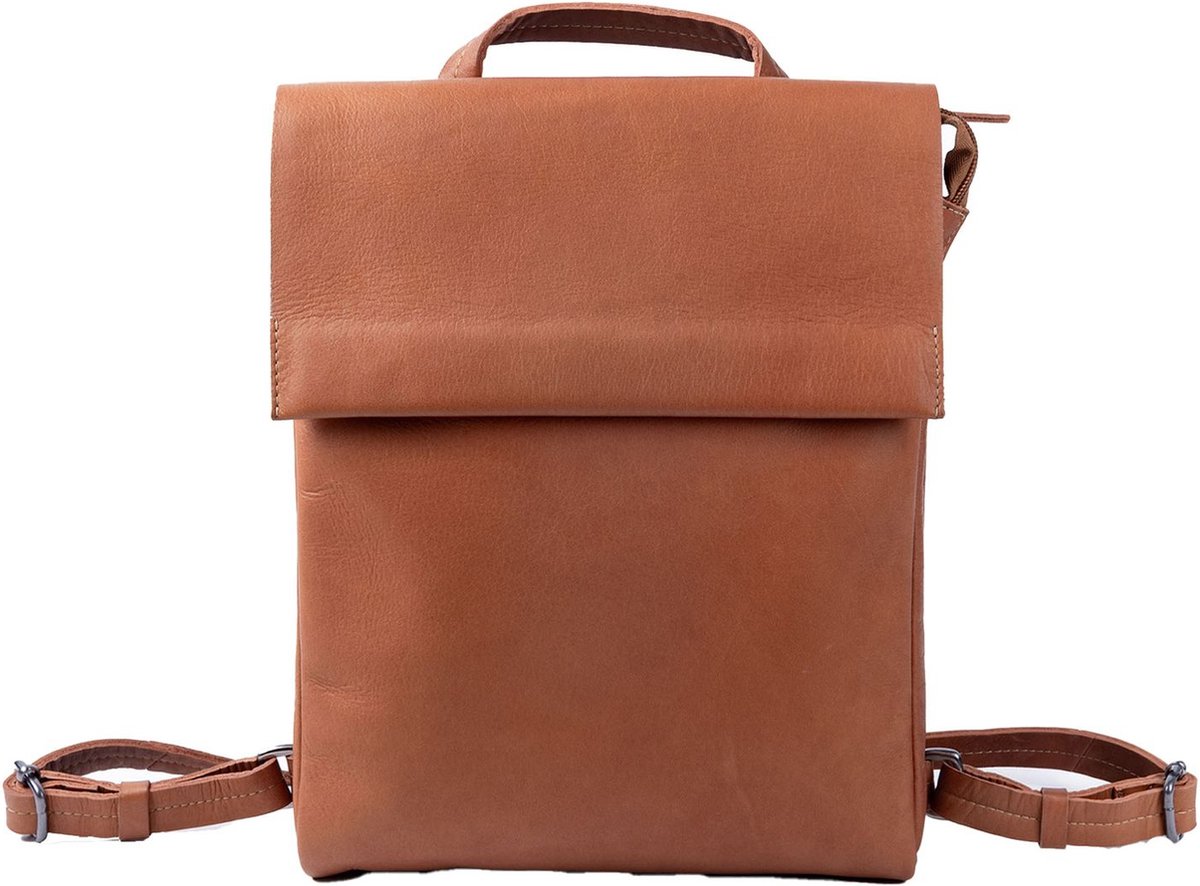HAROLD'S Leren Vrije tijd rugzak Rugzak Campo Backpack Cognac Lichtbruin