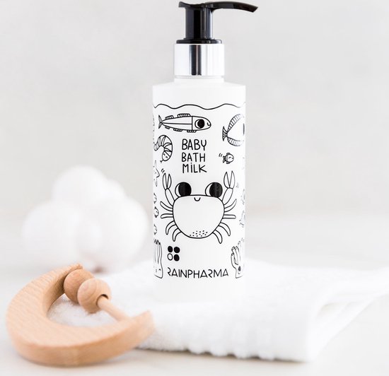 RainPharma Baby Bath Milk - Huidverzorging - Babyhuidverzorging - Badmelk van Merkloos — afbeelding 5