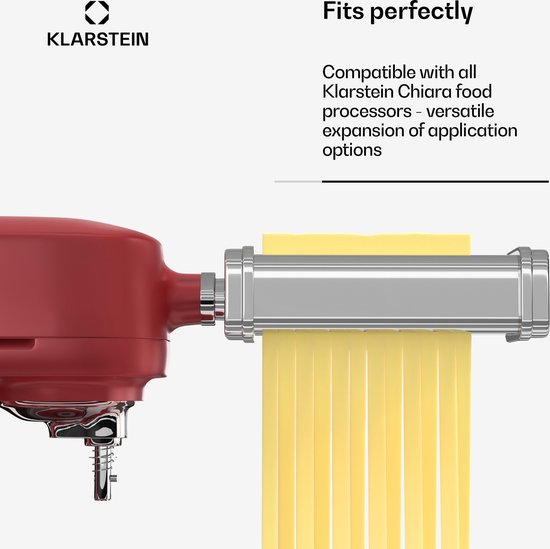 Klarstein Chiara Pastahulpstuk - 3-in1 Functies - Roestvrij Staal van Klarstein — afbeelding 2