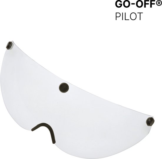 Visière photochromique GO-OFF Pilot - change de couleur avec le soleil - de 5% VLT à 40%