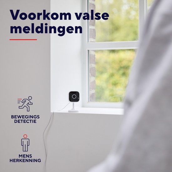 Trust IPCAM-2900 - WiFi Beveiligingscamera voor binnen - 3MP-resolutie - Nachtzicht - Human Detection - Pushmeldingen - Ingebouwde Sirene - Gratis App - Wit van Merkloos — afbeelding 2