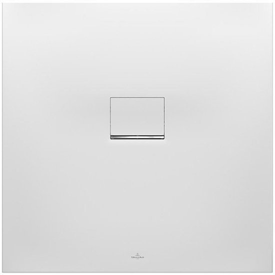 Villeroy & Boch Squaro Infinity Receveur de douche 100x100x4 cm Stone White