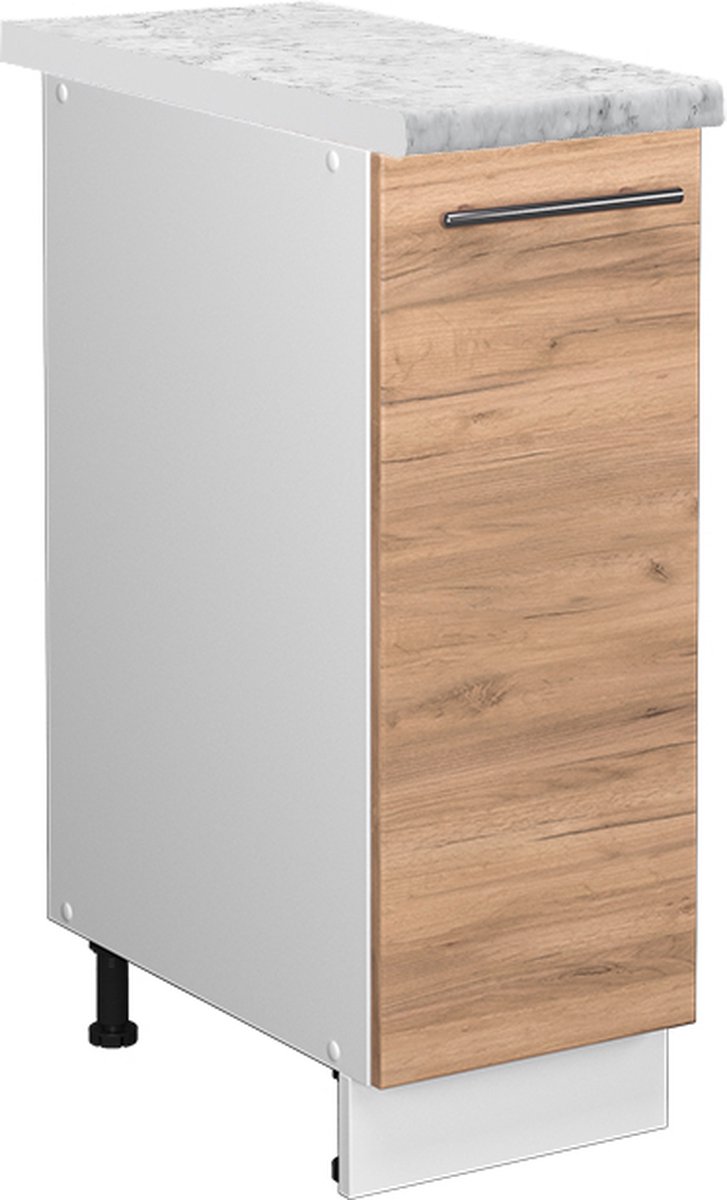 Vicco Fame-Line Apotheekkast – 30 cm, WB Marmer Krachtige eik goud