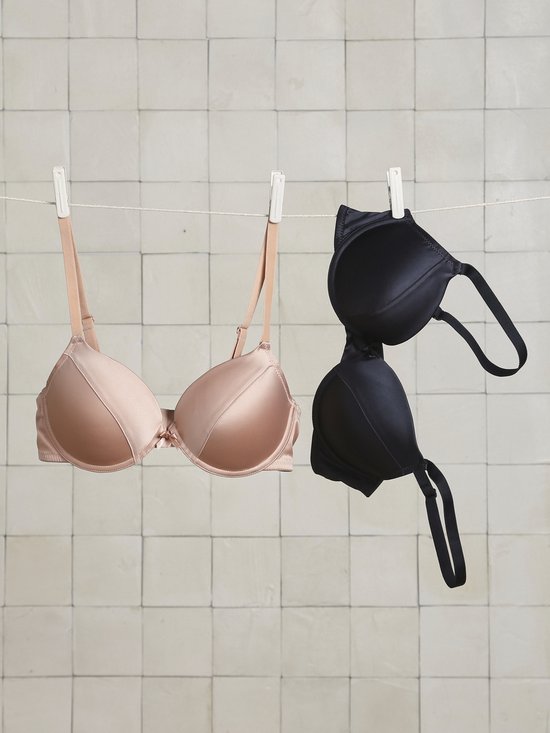 Vertbaudet lot de 2 soutien-gorge en microfibre satinée grossesse et allaitement