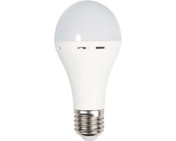 V-TAC VT-509 LED Lamp GLS - E27 Houder - Noodverlichting - IP20 - Wit - 9W - 720 Lumen - 4000K