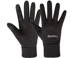handschoenen voor Heren en Dames (kleur :Zwart) - Warme handschoenen-Touchscreen-handschoenen - Winddicht Sporthandschoenen-Antislip Fietshandschoenen-voor Hardlopen,Motorfiets,Fietsen, Wandelen