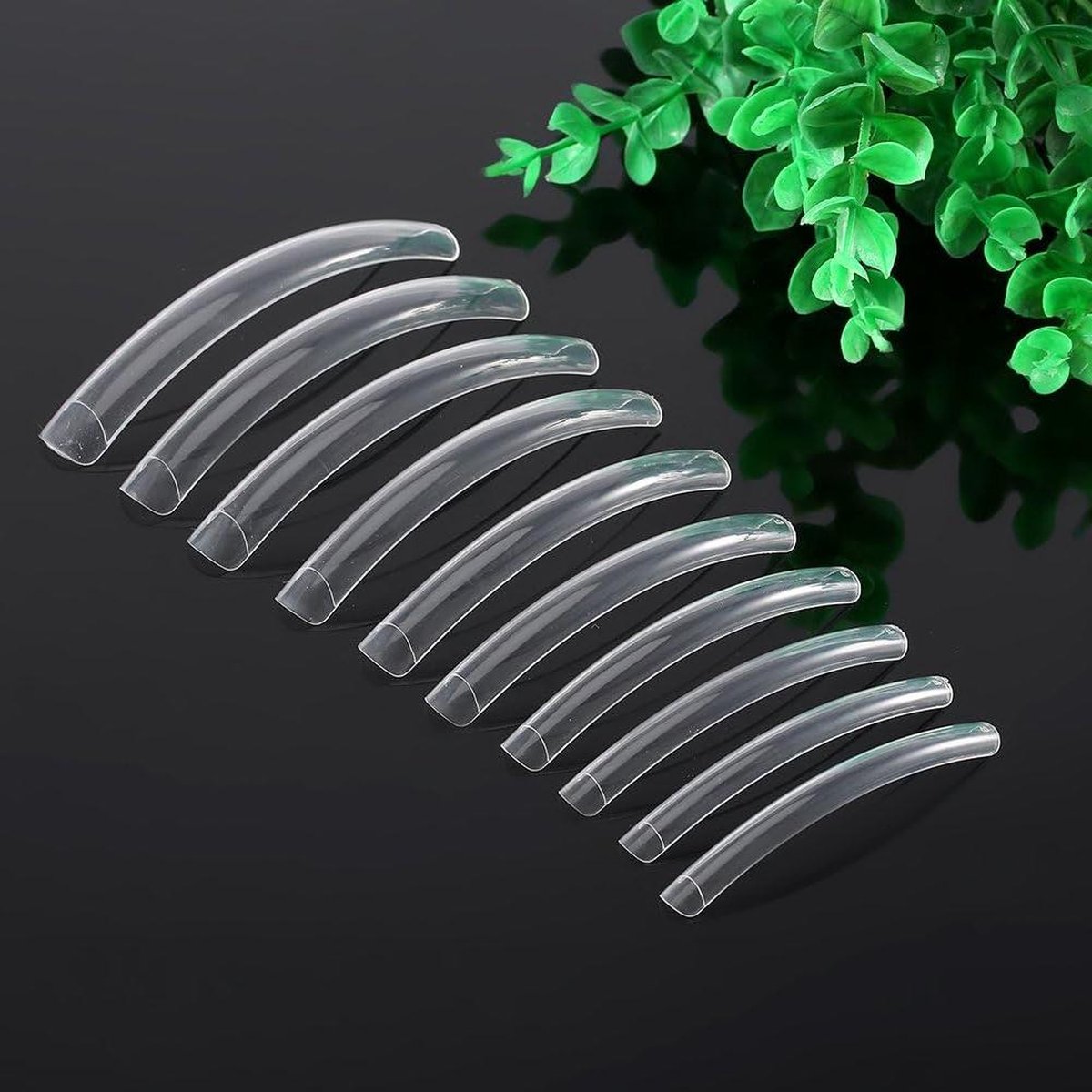 Goedkoopste 100Pcs Extra Lange Half Cover Valse Nail Art Ontwerp Salon Tips Manicure Decoratie Tool - Helder - Manicure Tools .