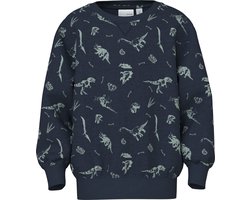 Name It mini jongens trui VIMO Navy Blazer Dino World Regular Fit