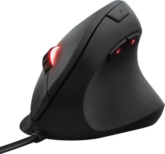 Trust GXT 144 Rexx - Ergonomische Gaming Muis - Bedraad - RGB Verlichting - 10000 DPI - Zwart