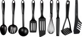 Tefal Bienvenue Spatelset 9-delig - Zwart