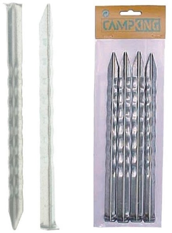 Campking Tentharing Gekarteld 24 cm - 10 Stuks van Campking — afbeelding 4