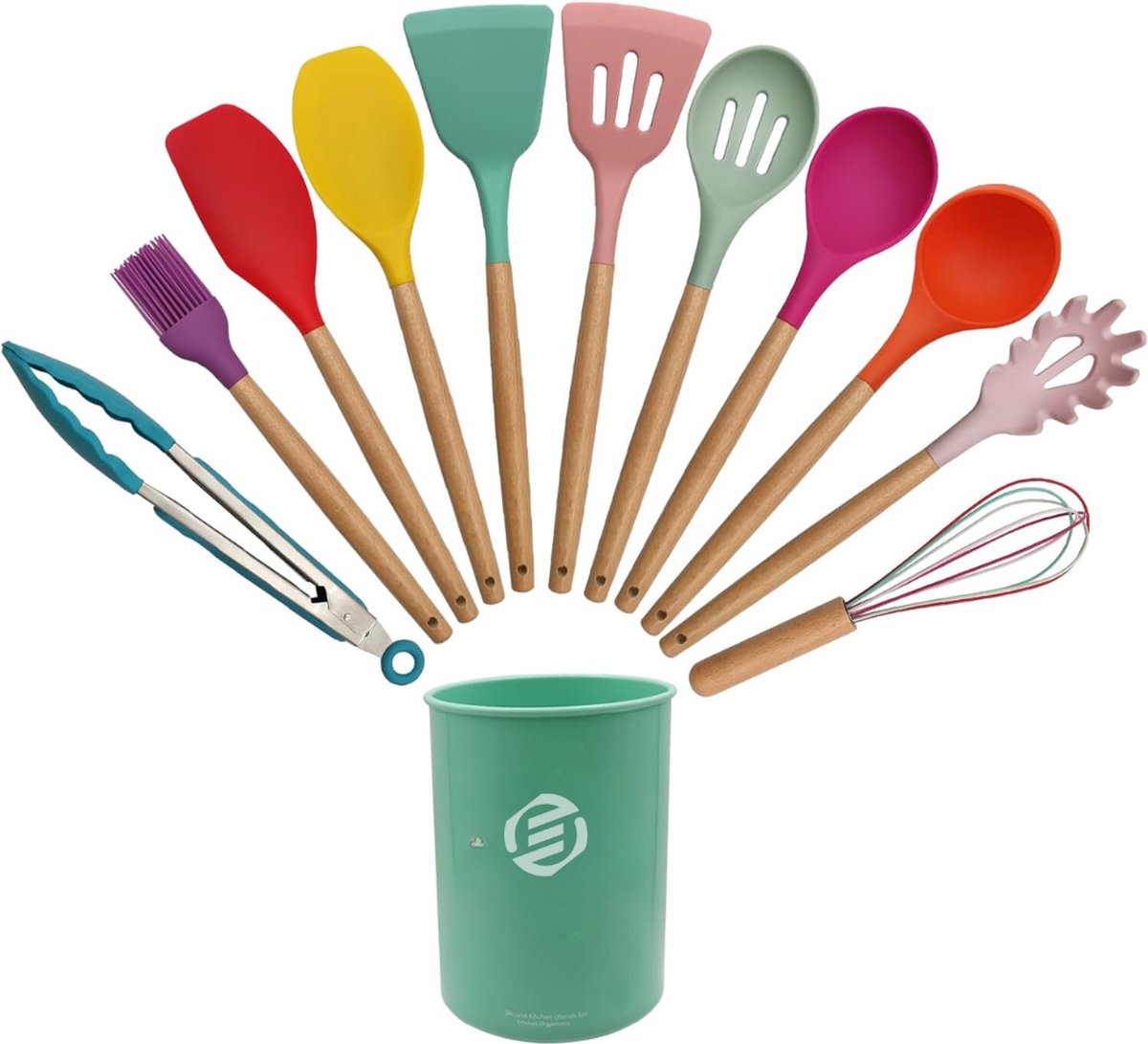 Equivera Spatelpot - Spatelpot - Keukengerei Houder - Keukengerei Pot - Keuken Accessoire