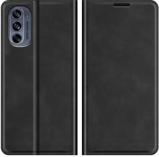OKZone Hoesje voor Motorola Moto G62 5G, Lederen Portemonnee Telefoonhoesjes met Standaard Magnetic Shockproof Flip Leather Wallet Book Case(Blauw