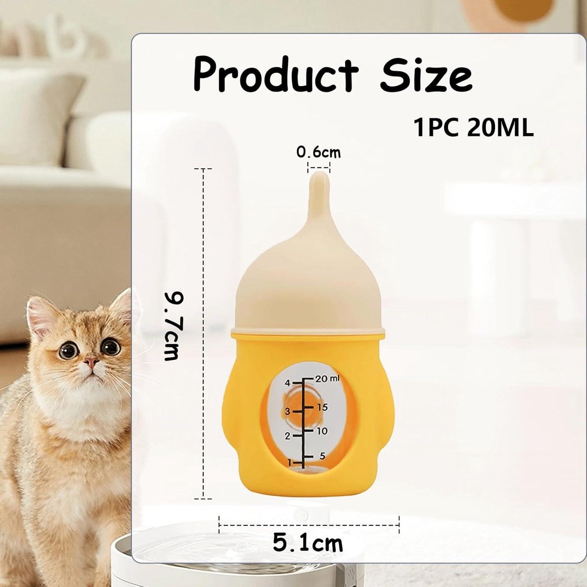 Lot De 5 Biberons Pour Animaux 400ml + Tétines - Pour Agneaux, Chèvres, Chiots, Chatons