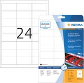 HERMA Folien-Etiketten A4 66x33.8mm weiß ablösbar 480St.