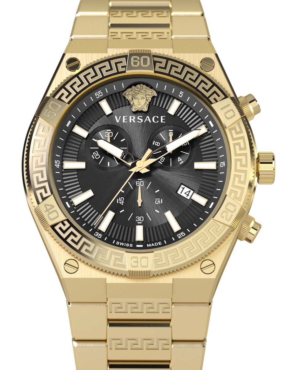 Versace - VESO00922 - Polshorloge - Heren - Kwarts - Sporty Greca