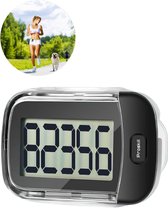 Proskill Stappenteller met Clip - Eenvoudige activity tracker - Broekzak -Geschikt voor dames, heren & kinderen - Wandelen & fitness