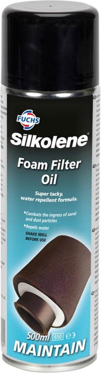 spray silkolene schuim filter olie 500ml pour filtre moto enduro cross tt quad neuf