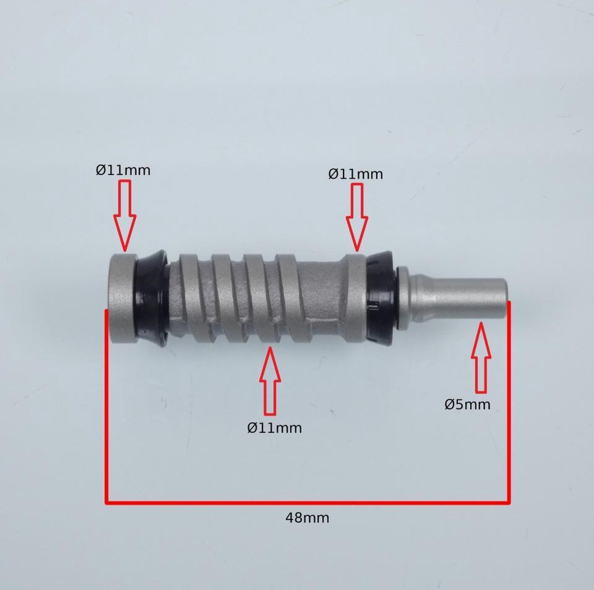 nissin hoofdremcilinder reparatieset voor yamaha 125 yz motor 2003 tot 2018