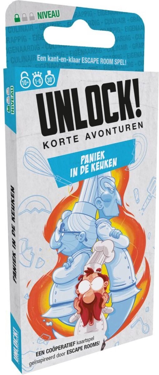 Unlock! Korte Avonturen 1: Paniek in de Keuken - Escape Room Spellen