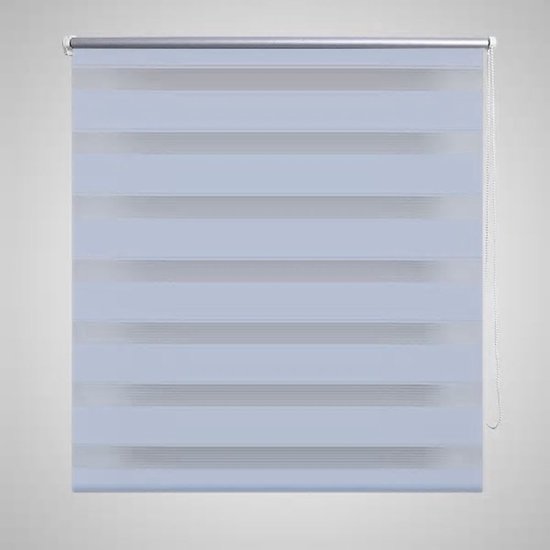 Duo rolgordijn – 110 x 240 cm – wit – licht doorlatend met optimale Duo rolgordijn – 110 x 240 cm – wit – licht doorlatend met optimale