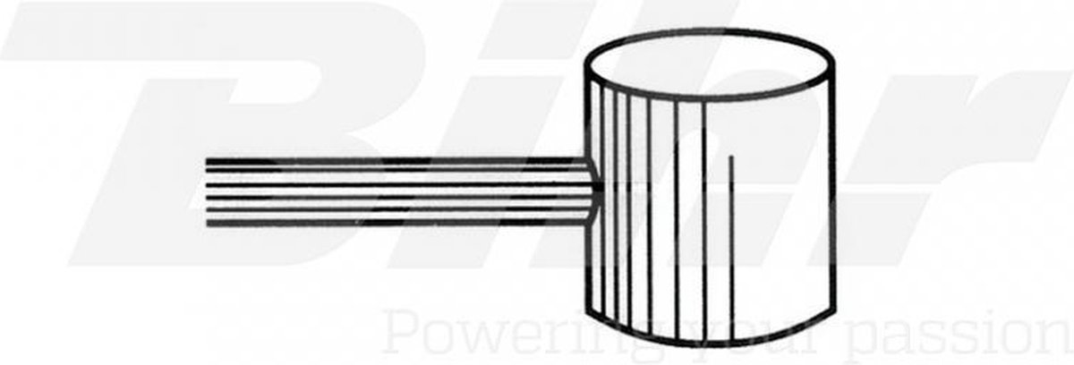 koppelings- of remkabel 2m kop 8x8mm Ø2mm voor motor scooter quad cyclo 167