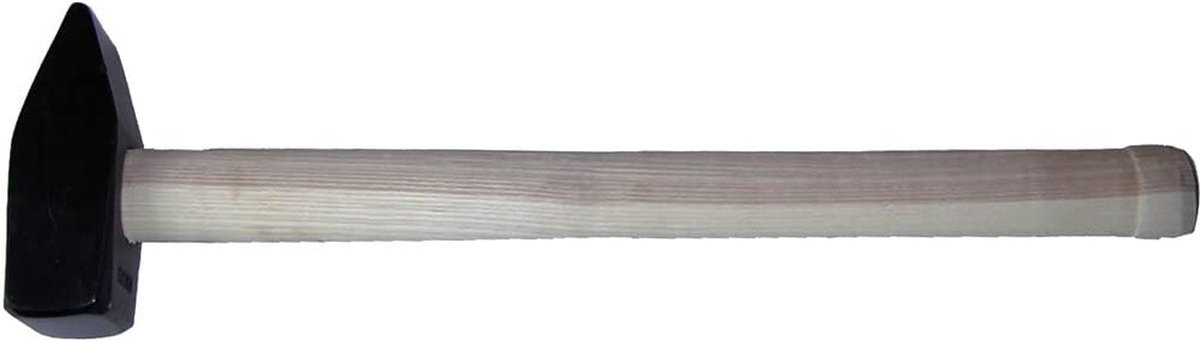 SW-Stahl 50600L voorhamer 3kg I gesmede gereedschapshamer met houten handvat van essen I zware hamer met kopgewicht 3000g