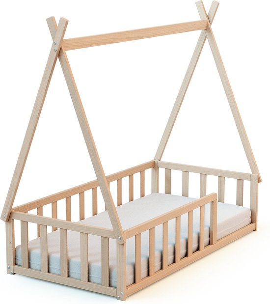 WEBABY - Tipi bed in hout Beuken onbewerkt