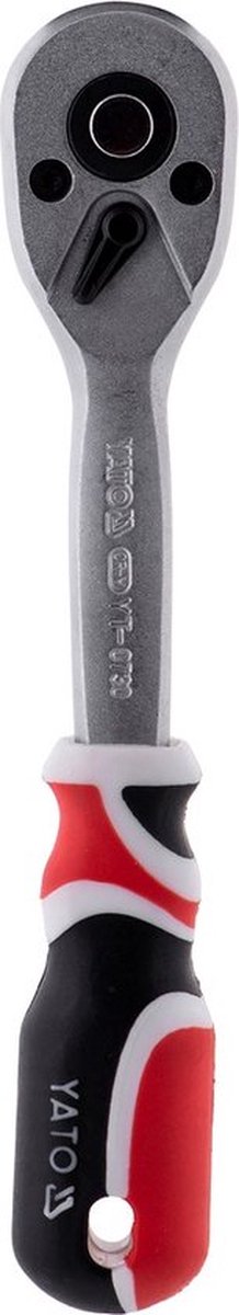 YATO YT-0730 Serie - Gebogen Ratel - 1/4" - CrV Staal - Quick Connect