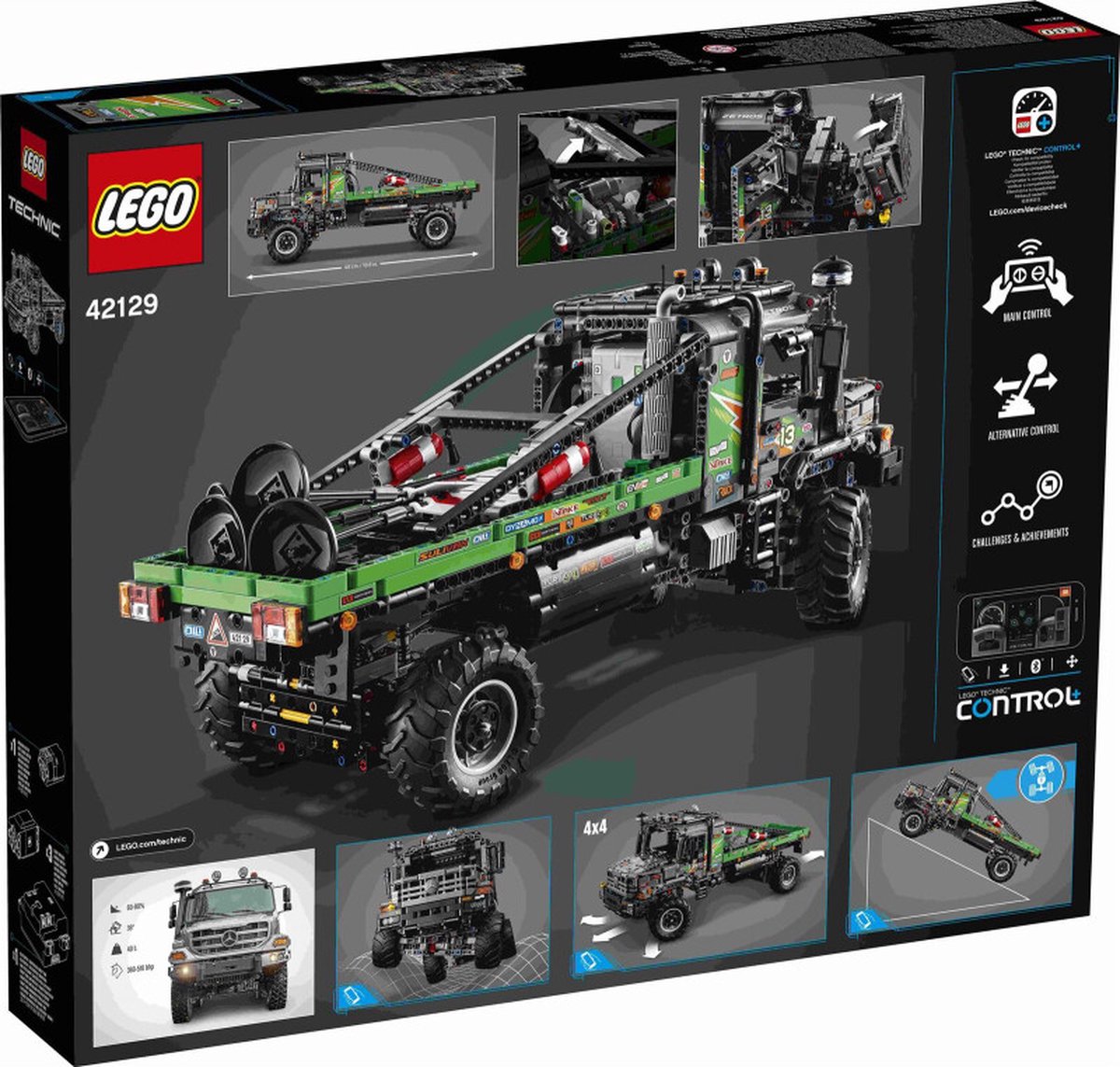 LEGO Technic 4x4 Mercedes-Benz Zetros Trial Truck met app-besturing 42129 — afbeelding 24