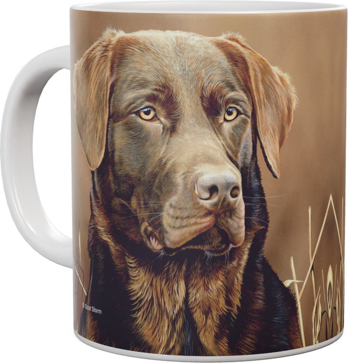 Bruine Labrador Loyal Companion - Choc Lab - Mok 440ml 440
