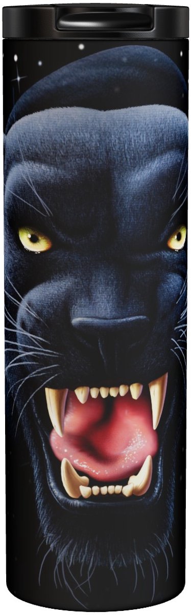 Zwarte Panter - Night Stalker - Blank Panther - Thermosbeker 500