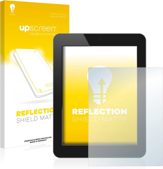 upscreen - Screenprotector voor Standaardmaten met 10.1 inch-scherm [221 mm x 130 mm, 15:9] - Folie Beschermfolie anti glare matte