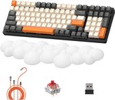Ziyou Lang Bedrade Gaming Toetsenbord en Muis Combo Opgerolde USB - Nu