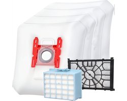 2x filter en 4x stofzuigerzakken set geschikt voor Bosch Series 6 en Move On BGL35MON en BGL35MOV - Vervangt G ALL, BBZ156HF en BBZ02MPF 00579421 00576833 - Stofzak, Motor en HEPA filter