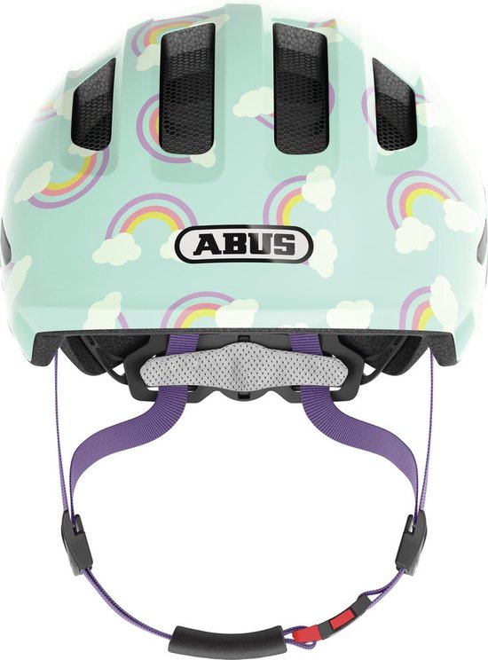 Abus Kinderhelm Smiley 3.0 M Led Blue Rainbow van ABUS — afbeelding 2