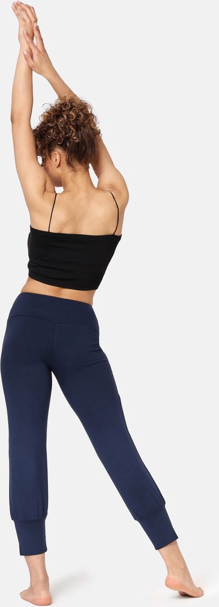Bellivalini Dames Yogabroek - Sport - Vrijetijdsbroek - Lang - Viscose - Sportbroek - BLV-BLV50-283-YP - Donkerblauw - XS van Bellivalini — afbeelding 5