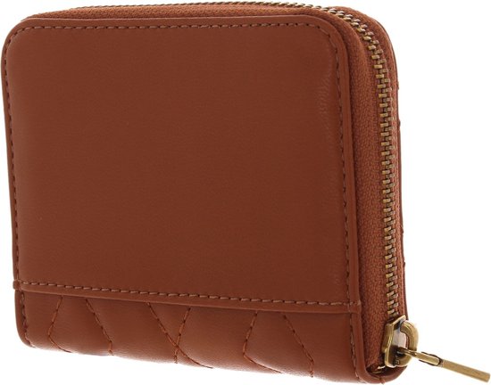 GUESS Porte-monnaie Elenia SLG Zip Around Wallet Cognac Marron clair
