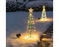 Jojoy - Sapin de Noël en spirale avec Siècle des Lumières - Sapin de Noël LED - Éclairage de Noël - Décoration de Noël extérieure - TREELUSTOR