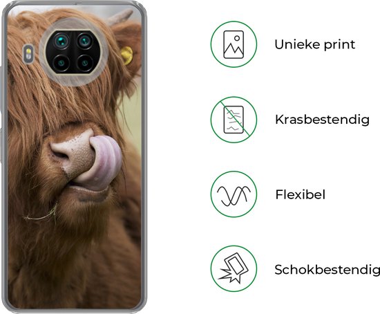 Coque Xiaomi Mi 10T Lite 5G - Highlander écossais - Marron - Animaux - Coque de téléphone en Siliconen
