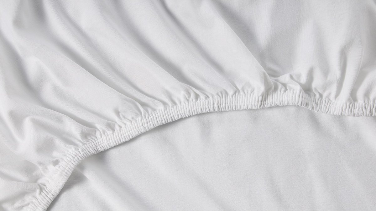 Beter Bed Select Jersey Hoeslaken Topper - 160 x 200/210/220 cm - 100% Katoen - Matrasbeschermer - Matrashoes - Wit