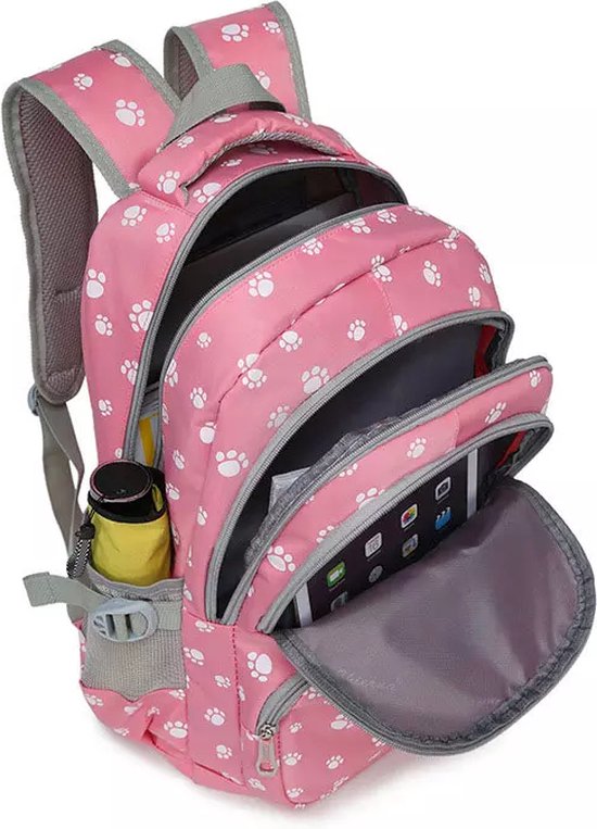 Paw print Backpack meisje 48cm