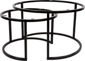 MaximaVida metalen salontafel frame set Chicago - 58 cm en 45 cm