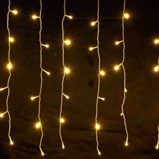Opruiming! IJspegel VerlichtingKerstverlichting 4M 96 LEDs 8 Mod