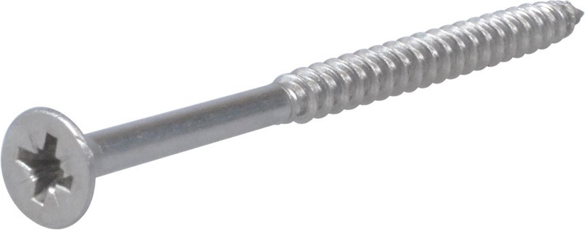 PM spaanplaatschroef rvs pk 5.0x100/60mm pz2