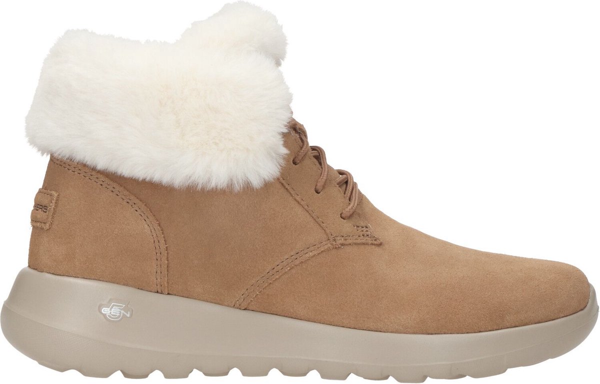 Skechers On The Go Joy Lush Veterboot - Vrouwen - Cognac - Maat 41