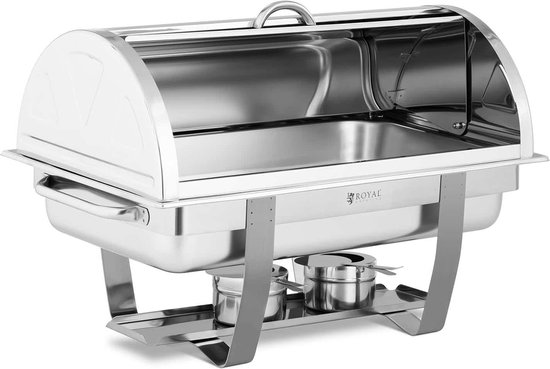 Royal Catering Chafing dish - GN 1/1 - Royal Catering - 8.5 L - 2 Brandstofcellen - smalle standaard