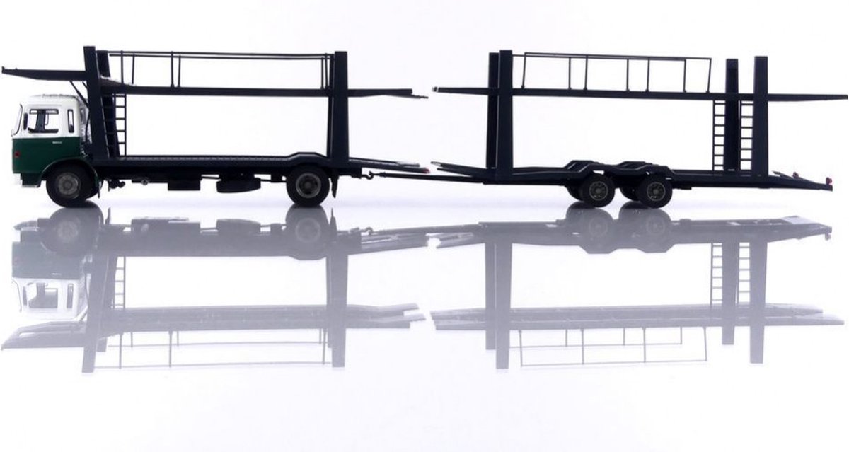 Miniature IXO 1/43 - MAN F7 Porte Autos 1970, Montée Métal