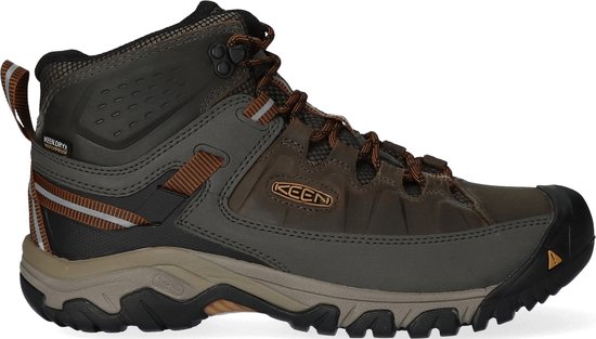 Keen Targhee III Mid Heren Wandelschoenen Black Olive | Groen | Leer | Maat 44.5 | K1017787